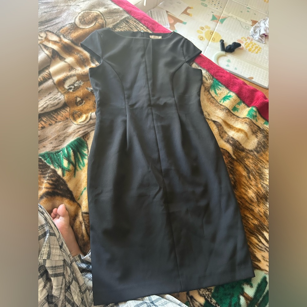 H&M Classic Black Midi Dress